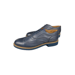 Scarpa uomo Doucal's - Stringate in pelle - Colore blu