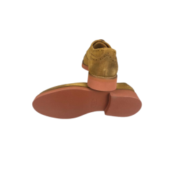 Scarpa uomo Doucal's - Derby Stringate - in camoscio - Colore Cammello