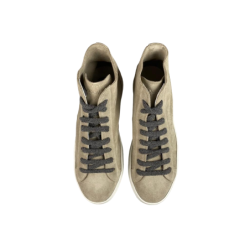 Scarpa uomo Doucal's - Sneaker alta - Pelle scamosciata - Colore Beige