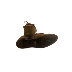 Scarpa uomo Doucal's - Mocassino in pelle scamosciata - Colore Marrone