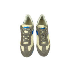 Scarpa uomo - Diadora Heritage - EQUIPE NYL SW WAXED - Colore Bianco swan/blue bell