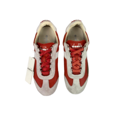 Scarpa uomo - Diadora Heritage - Equipe L Perf SW - Colore rosso/bianco
