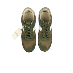 Scarpa uomo - Diadora Heritage - Trident S SW - Colore verde/bianco/azzurro