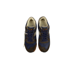 Scarpa uomo sportiva - Diadora Heritage - Trident 90 S SW - Brown turkish coffee/blu