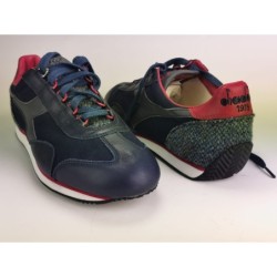 Scarpa uomo sportiva - Diadora Heritage - EQUIPE TWEED blue corsair