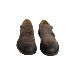 Scarpa uomo - Manifatture Etrusche - Vivel Doppia fibbia - Colore Karibu