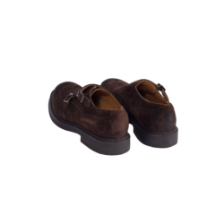 Scarpa uomo - Manifatture Etrusche - Vivel Doppia fibbia - Colore T. Moro