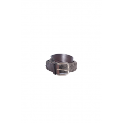 Cintura uomo Orciani - Intrecciata - Scamosciata - Taupe