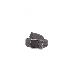 Cintura uomo Orciani - Wool Join - Double face - Testa di moro/fango