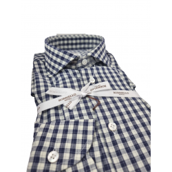 Camicia uomo Borriello Napoli -  Collo francese - quadri