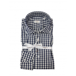 Camicia uomo Borriello Napoli -  Collo francese - quadri