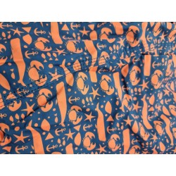 Boxer mare Uomo RRD - fantasia paranza - Blu