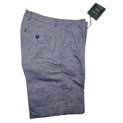Bermuda uomo BerWich - fantasia - bianco/blu