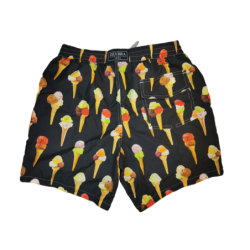 Boxer mare Uomo - Zeybra Portofino 1962 - fantasia cono gelato - colore nero opaco/multicolore