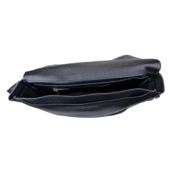 Borsa tracolla uomo OFFBAG - pelle nera