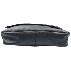 Borsa tracolla uomo OFFBAG - pelle nera