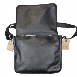 Borsa tracolla uomo OFFBAG - pelle nera