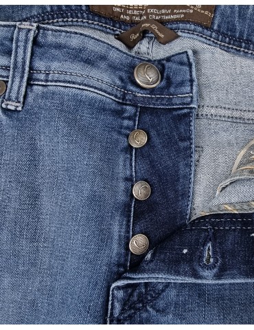 Jeans uomo Jacob Cohen - 5 tasche denim slavato