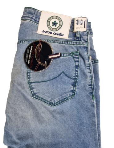Jeans uomo Jacob Cohen - J688 5 tasche denim slavato