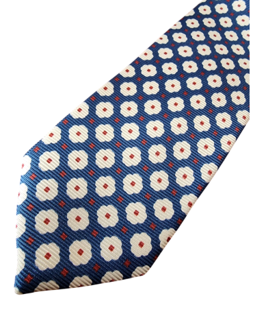 Cravatta uomo Barba Napoli - Blu floreale