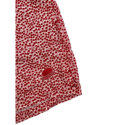 Boxer mare uomo Dandy Style - Fantasia fiorellini - Colore bianco/rosso